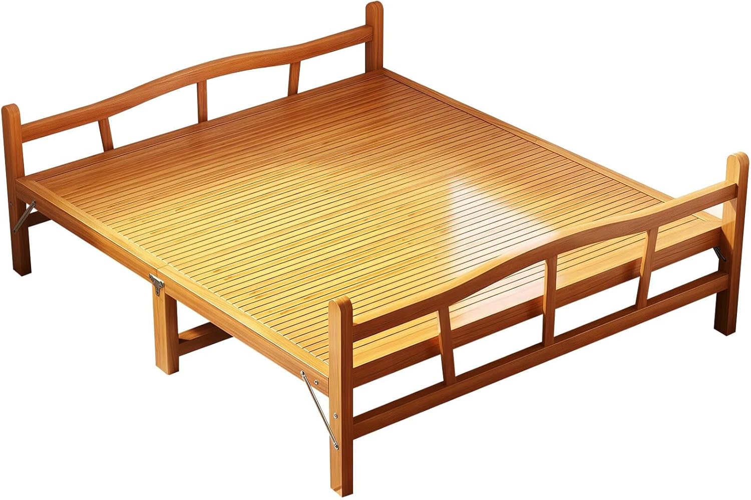 GOKUMIN ベッド シングル すのこベッド 竹 コンセント 200kg Amazon